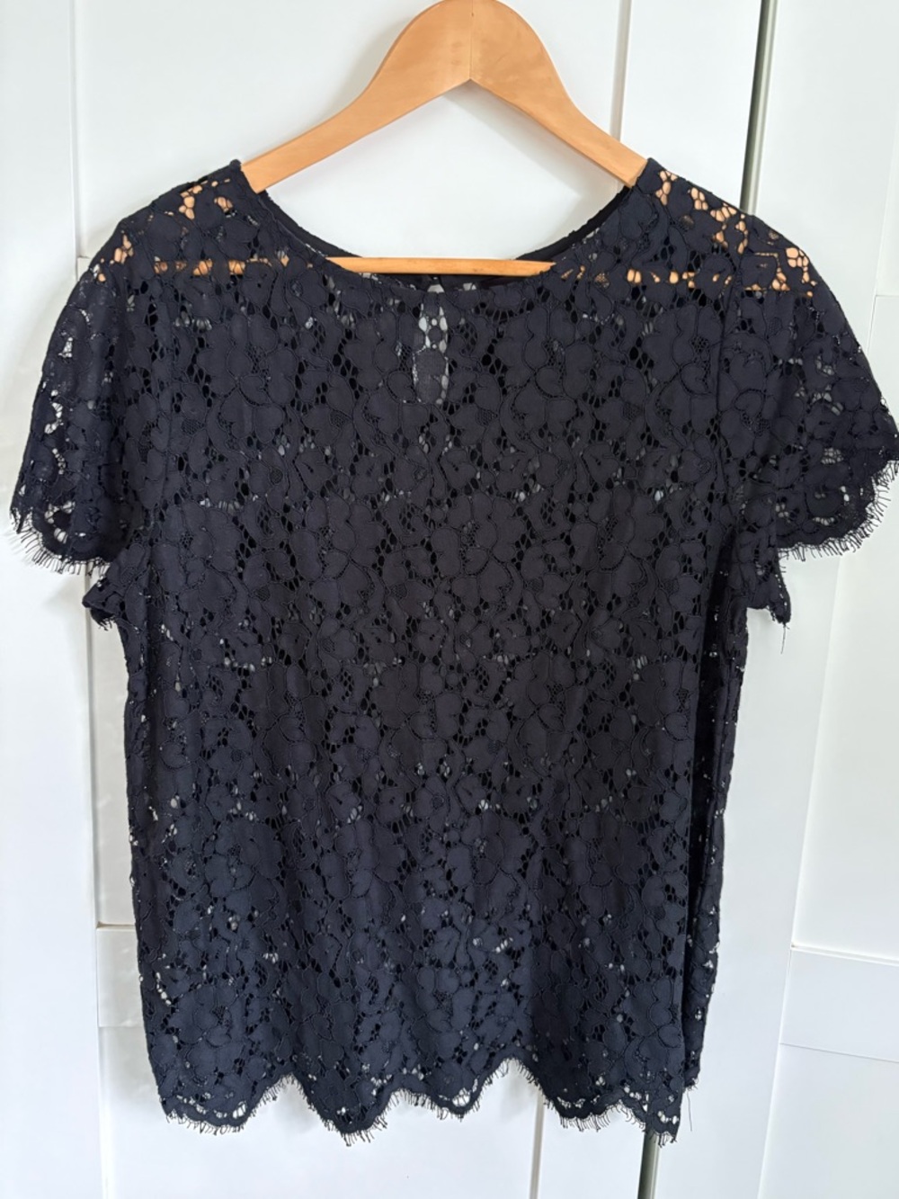 Rafaella Black Lace Top